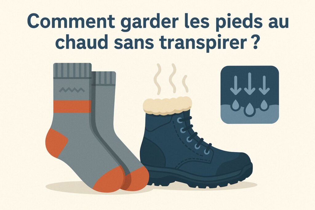 garder les pieds au chaud sans transpirer